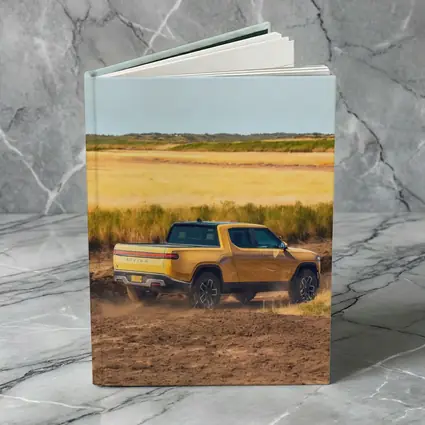 Rivian R1T Truck Dusty Golden Field