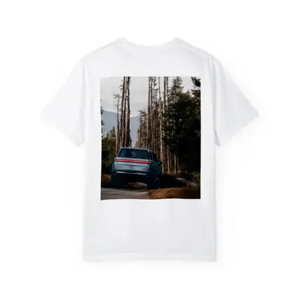 Rivian R1S SUV Winding Forest Mountain Road