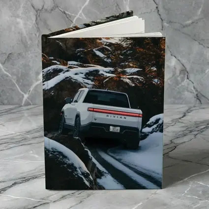 Rivian R1T Truck Snowy Mountain Trail