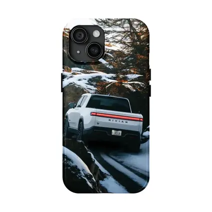 Rivian R1T Truck Snowy Mountain Trail