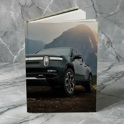 Rivian R1T Truck Rugged Mountain Landscape