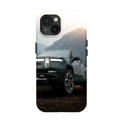 Rivian R1T Truck Rugged Mountain Landscape