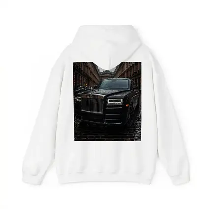 Rolls Royce Cullinan Black Wet City Street