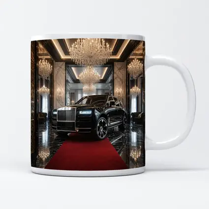 Rolls Royce Cullinan Black SUV Grand Lobby