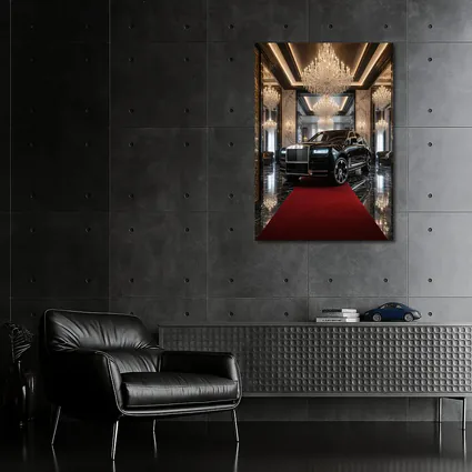 Rolls Royce Cullinan Black SUV Grand Lobby