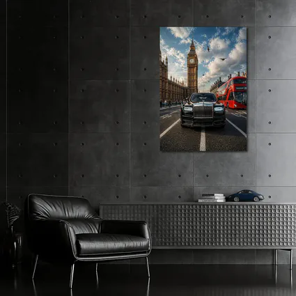 Rolls Royce Phantom London Big Ben Street