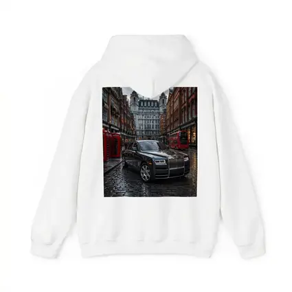 Rolls Royce Ghost London Wet Cobblestone Street