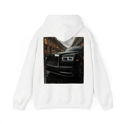 Rolls Royce Cullinan Black Rainy Paris Street