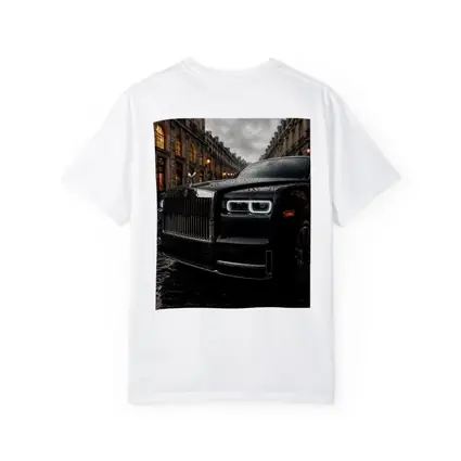 Rolls Royce Cullinan Black Rainy Paris Street
