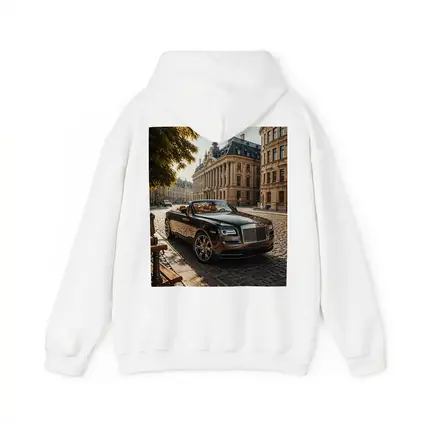 Rolls Royce Dawn Parked European Cobblestone Street