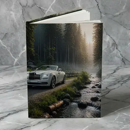 Rolls Royce Dawn White Forest Road