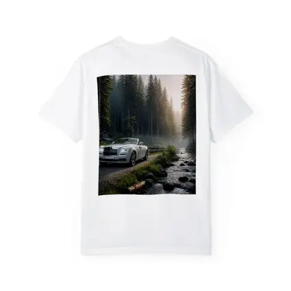 Rolls Royce Dawn White Forest Road