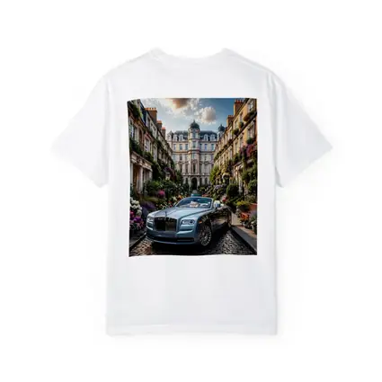 Rolls Royce Dawn On London Cobblestone Street