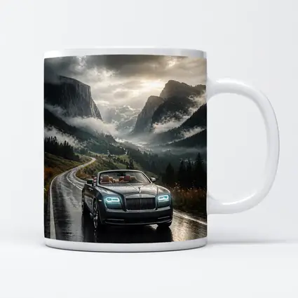 Rolls Royce Dawn Wet Mountain Road Drive