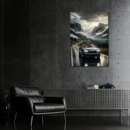 Rolls Royce Dawn Wet Mountain Road Drive