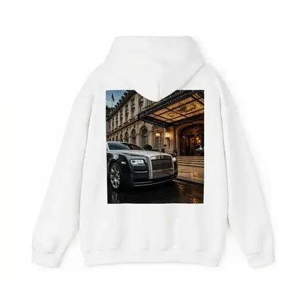 Rolls Royce Ghost Outside Luxury Hotel Entrance