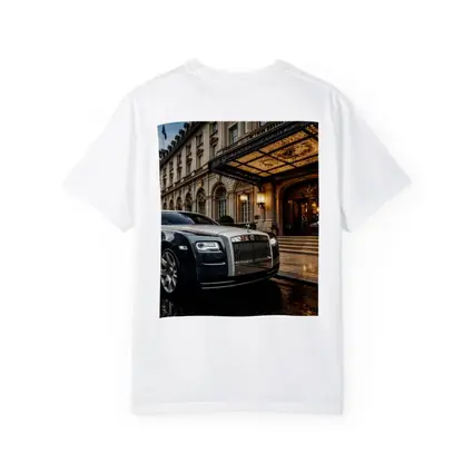 Rolls Royce Ghost Outside Luxury Hotel Entrance