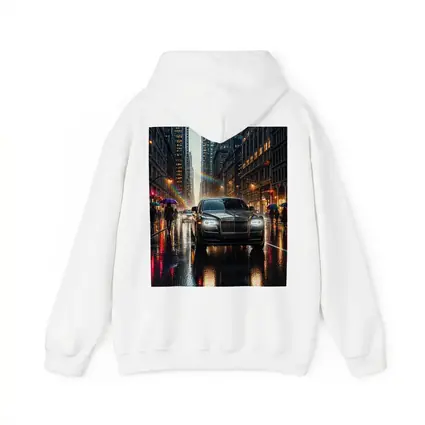 Rolls Royce Ghost Rainy City Street Night