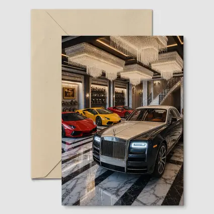 Rolls Royce Phantom Luxury Garage Crystal Chandeliers
