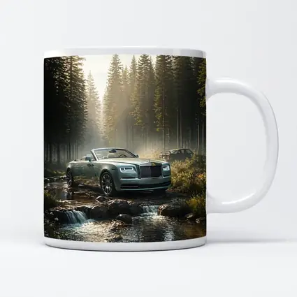Rolls Royce Dawn Convertible Forest Stream
