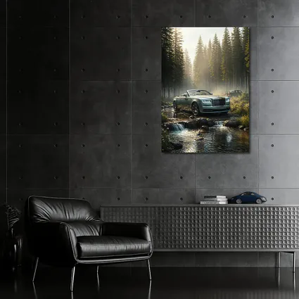 Rolls Royce Dawn Convertible Forest Stream