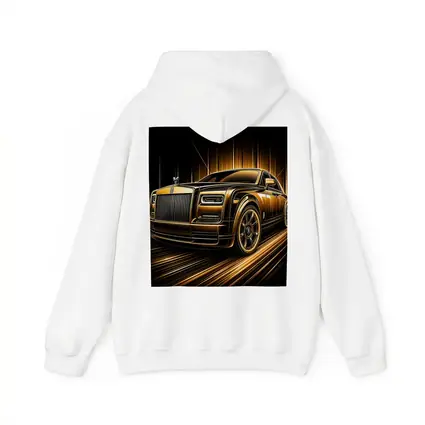 Rolls Royce Phantom Gold Black Abstract Art