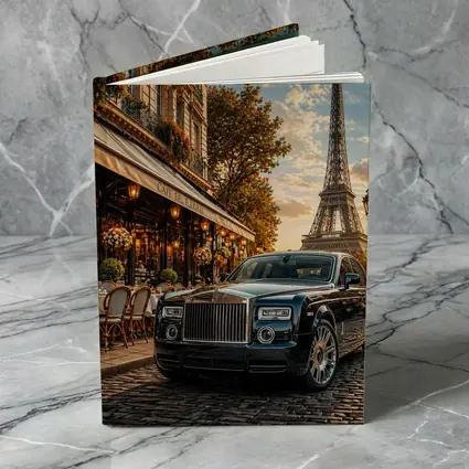 Rolls Royce Phantom Parked Paris Eiffel Tower