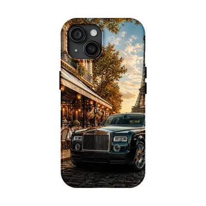 Rolls Royce Phantom Parked Paris Eiffel Tower
