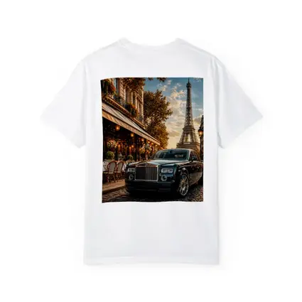 Rolls Royce Phantom Parked Paris Eiffel Tower