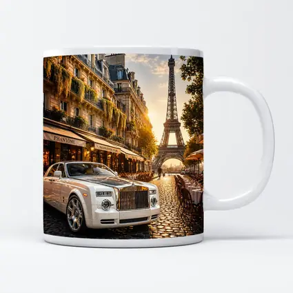 Rolls Royce Phantom Paris Eiffel Tower Street