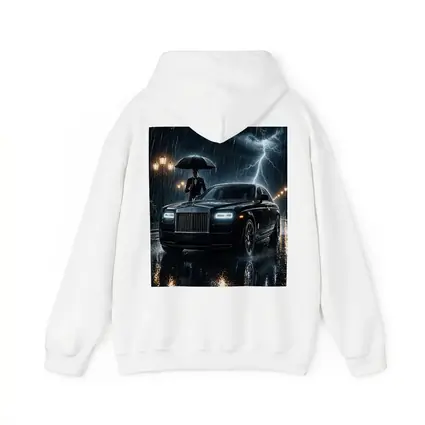 Rolls Royce Phantom Black Rainy Night Storm