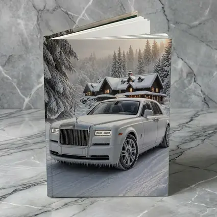 Rolls Royce Phantom White Winter Snow Forest