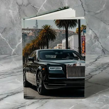 Rolls Royce Ghost Black Hollywood Boulevard Los Angeles