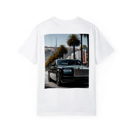 Rolls Royce Ghost Black Hollywood Boulevard Los Angeles