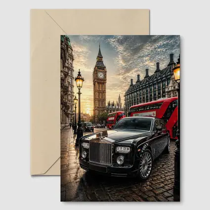 Rolls Royce Phantom Big Ben London Street