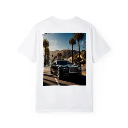 Rolls Royce Phantom Cruising Los Angeles Street
