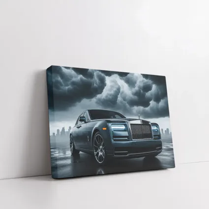 Rolls Royce Phantom Under Dark Stormy Skies
