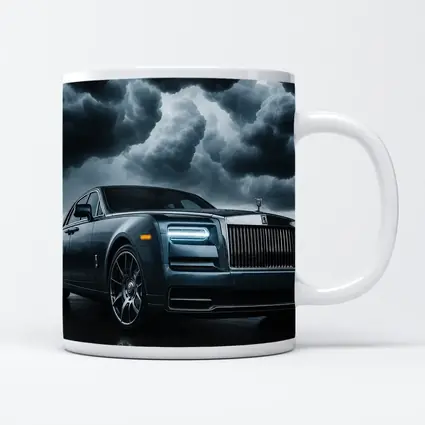 Rolls Royce Phantom Under Dark Stormy Skies