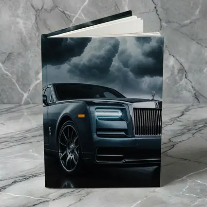Rolls Royce Phantom Under Dark Stormy Skies