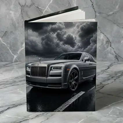 Rolls Royce Phantom Under Stormy Dark Skies