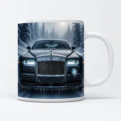 Rolls Royce Phantom Frozen Winter Snow Forest