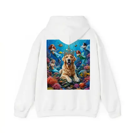 Golden Retriever King Underwater Mermaid Fantasy