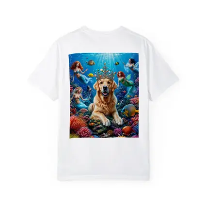 Golden Retriever King Underwater Mermaid Fantasy