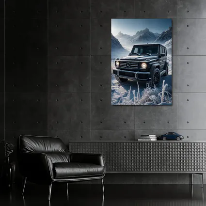 Mercedes Benz G Class Frozen Winter Mountains