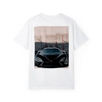 SSC North America Supercar Black Concrete Wall
