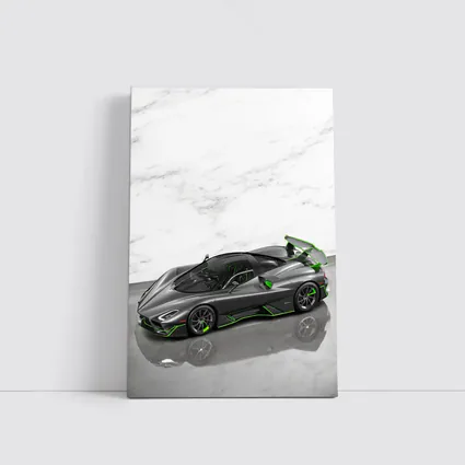 SSC North America Supercar Green Marble Background