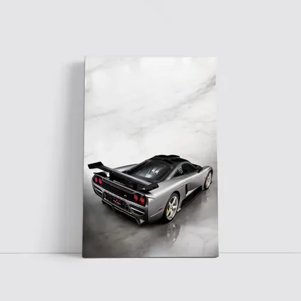Saleen S7 Supercar Silver Marble Studio