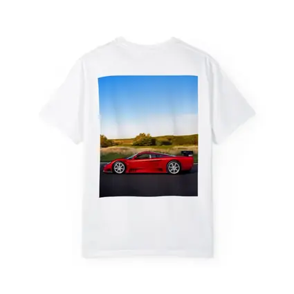 Saleen S7 Red Supercar Open Road Sunset