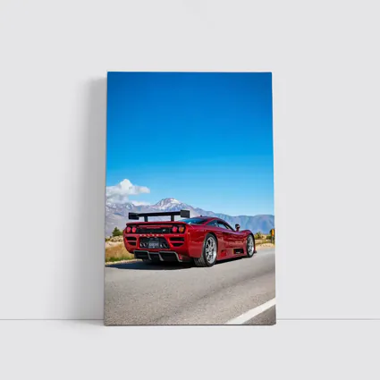 Saleen S7 Red Supercar Mountain Road