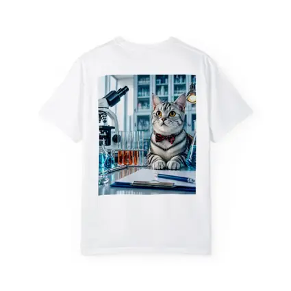 American Shorthair Cat Scientist Laboratory Setting